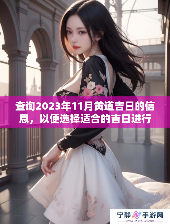 查询2023年11月黄道吉日的信息，以便选择适合的吉日进行活动