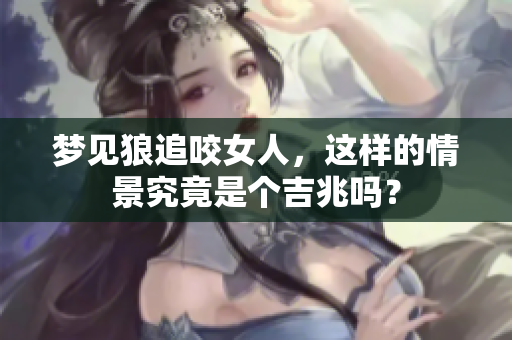梦见狼追咬女人，这样的情景究竟是个吉兆吗？