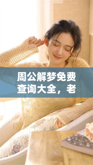 周公解梦免费查询大全，老版内容一览无余，让你轻松解读梦境真相