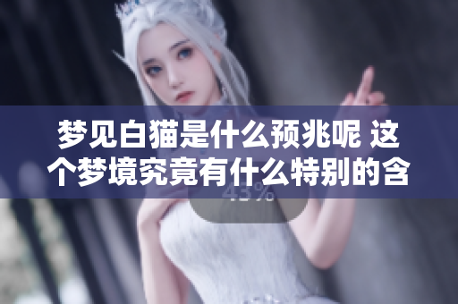 梦见白猫是什么预兆呢 这个梦境究竟有什么特别的含义呢