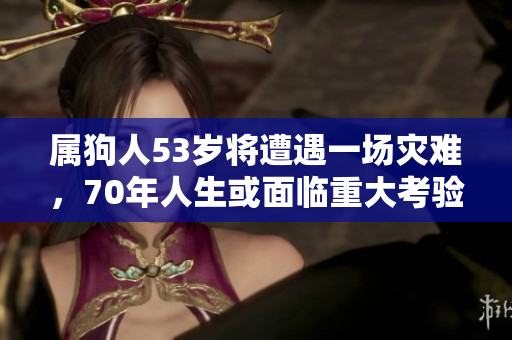 属狗人53岁将遭遇一场灾难，70年人生或面临重大考验