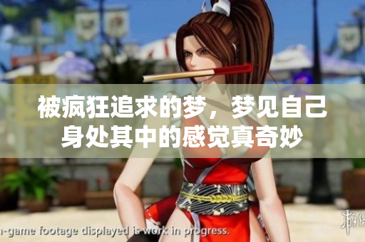 被疯狂追求的梦，梦见自己身处其中的感觉真奇妙