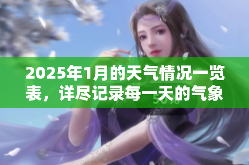 2025年1月的天气情况一览表，详尽记录每一天的气象变化